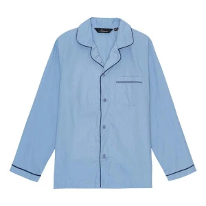 Ambassador Poplin Pyjama | Lichtblauw