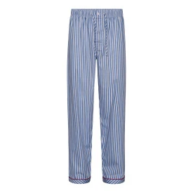 Ambassador Poplin Pyjama | Lichtblauw Gestreept