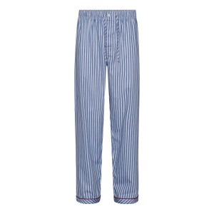 Ambassador Poplin Pyjama | Lichtblauw Gestreept