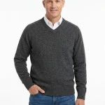 Baileys Pullover Lamswol | Antraciet | www.pietkoopmans.nl