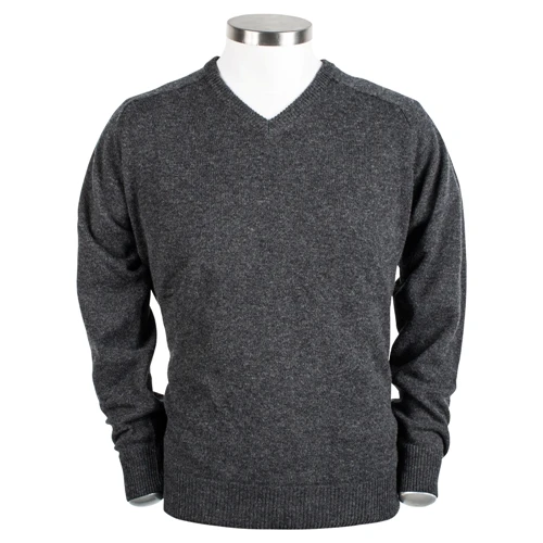 Baileys Pullover Lamswol | Antraciet | www.pietkoopmans.nl