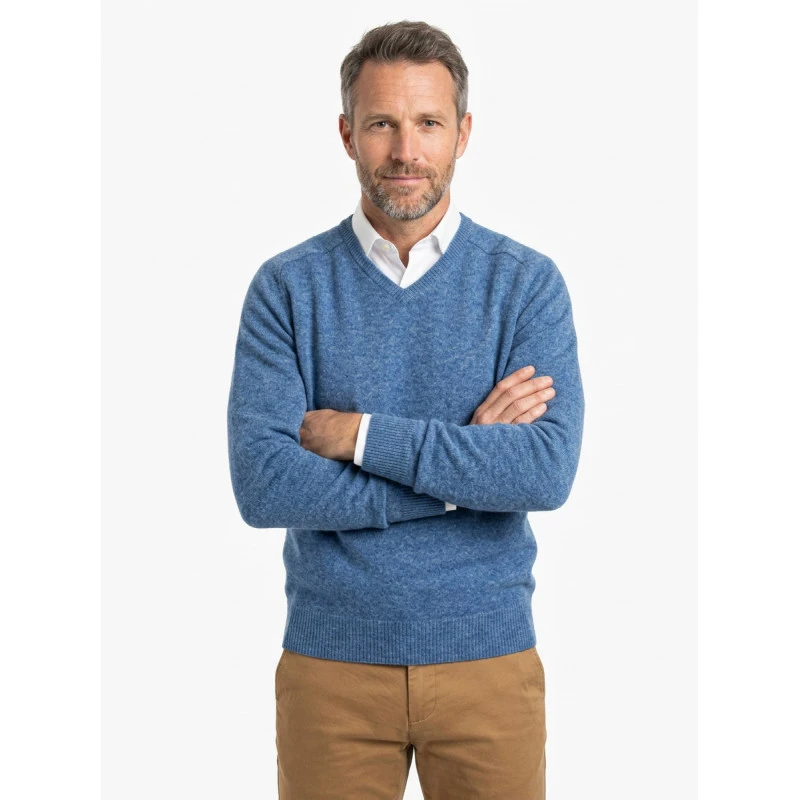 Baileys Pullover Lamswol | Lichtblauw | www.pietkoopmans.nl