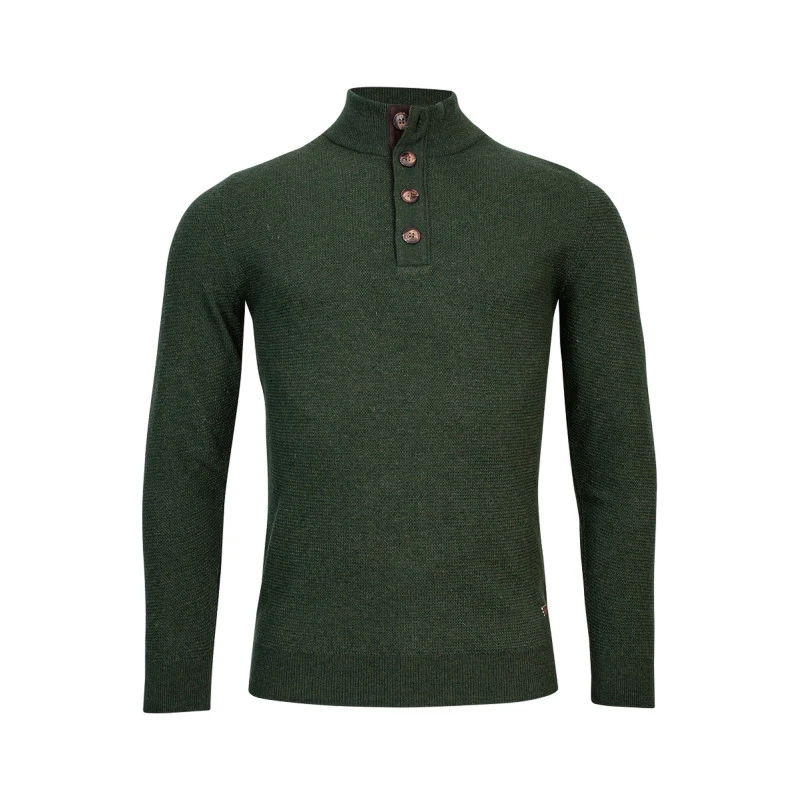 Baileys Troye Trui | Groen Gemeleerd | www.pietkoopmans.nl