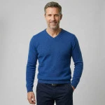 Baileys Scottish Trui V-Hals | Kobalt Blauw | www.pietkoopmans.nl