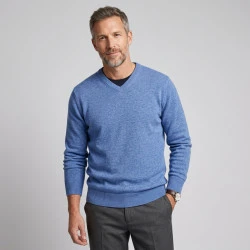 Baileys Scottish Trui V-Hals | Blauw