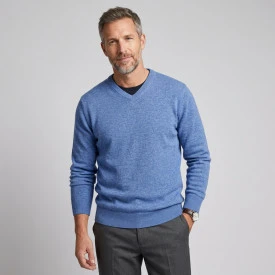 Baileys Scottish Trui V-Hals | Blauw