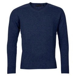 Baileys Scottish Trui V-Hals | Denim Blauw