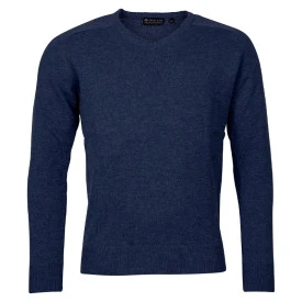 Baileys Scottish Trui V-Hals | Denim Blauw