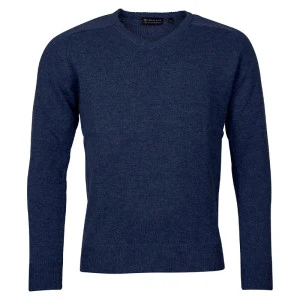 Baileys Scottish Trui V-Hals | Denim Blauw