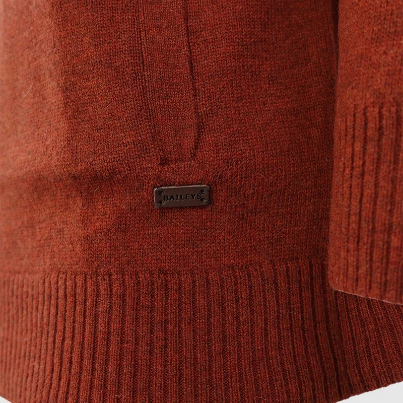 Baileys Lamswol Vest | Burned Orange | www.pietkoopmans.nl