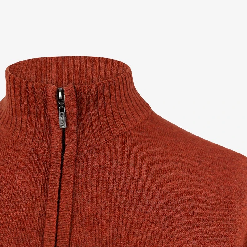 Baileys Lamswol Vest | Burned Orange | www.pietkoopmans.nl