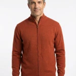 Baileys Lamswol Vest | Burned Orange | www.pietkoopmans.nl