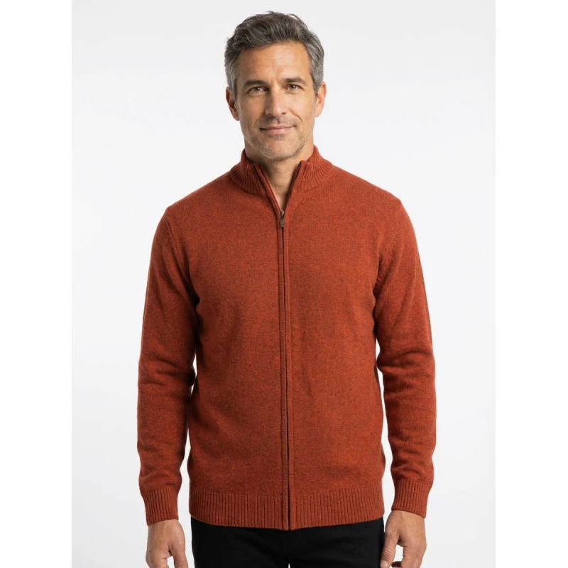 Baileys Lamswol Vest | Burned Orange | www.pietkoopmans.nl