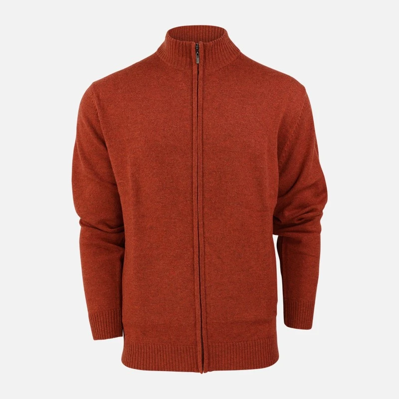 Baileys Lamswol Vest | Burned Orange | www.pietkoopmans.nl