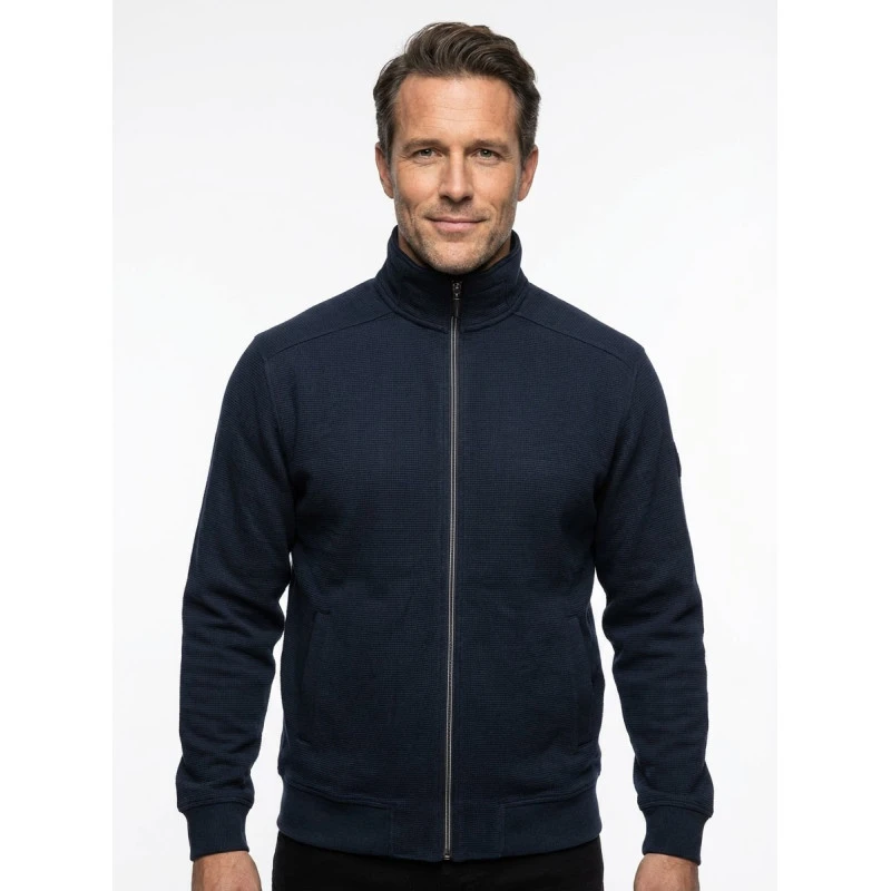 Baileys Sportief Vest | Marine Wafel Print | www.pietkoopmans.nl