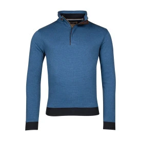 Baileys Trui Met Rits en Knoop | Blauw