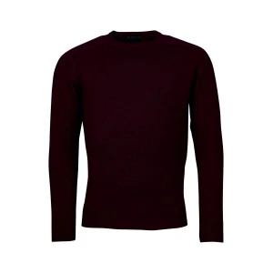 Baileys Lamswol Trui Ronde Hals | Aubergine