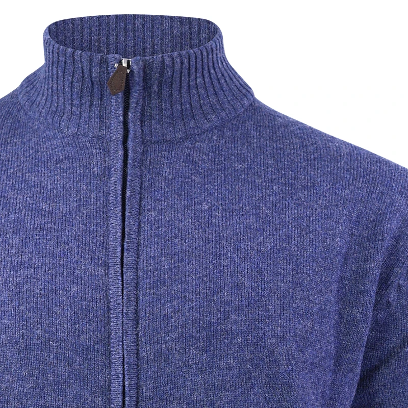 Baileys Lamswollen Vest | Denim Blauw | www.pietkoopmans.nl