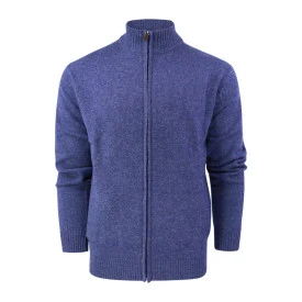 Baileys Lamswollen Vest | Denim Blauw