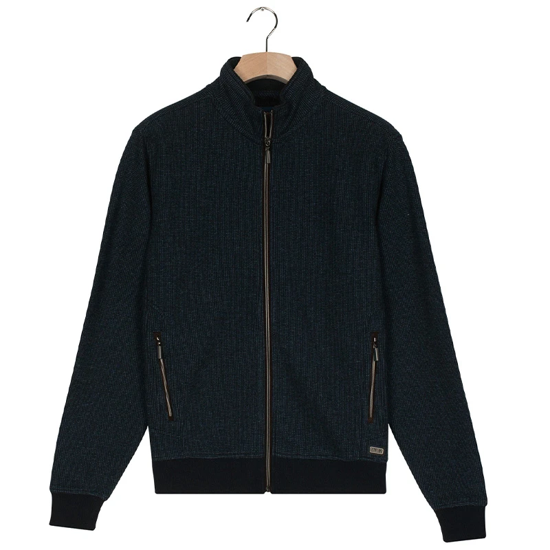 Baileys Winter Vest 2-Tone | Blauw Gemeleerd | www.pietkoopmans.nl