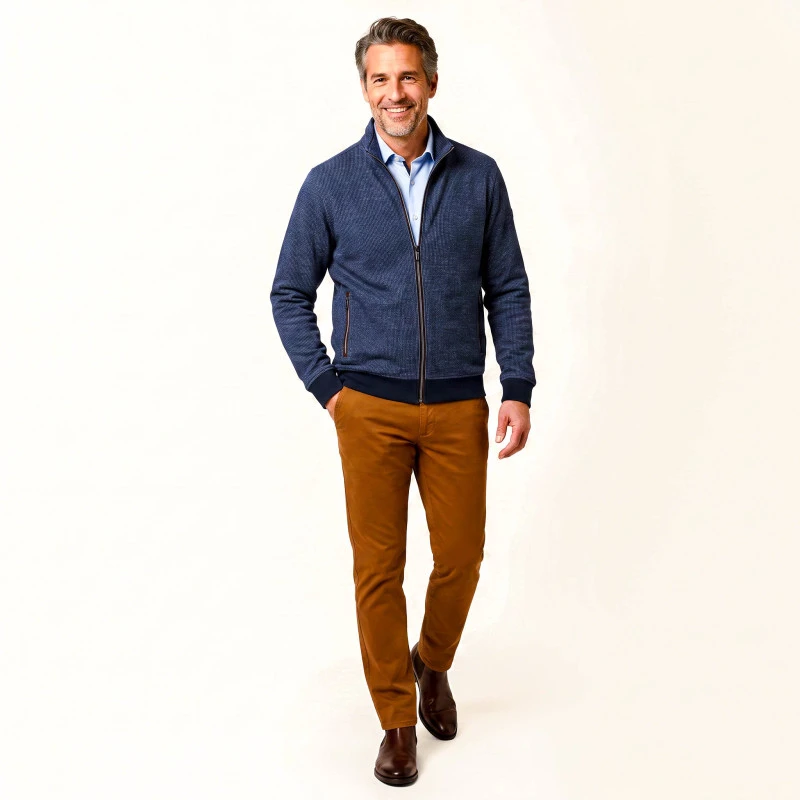 Baileys Sportief Vest | Blauw Print | www.pietkoopmans.nl