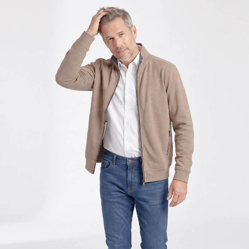 Baileys Sportief Vest | Licht Taupe | www.pietkoopmans.nl