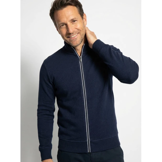 Baileys Sweat Vest | Donkerblauw | www.pietkoopmans.nl