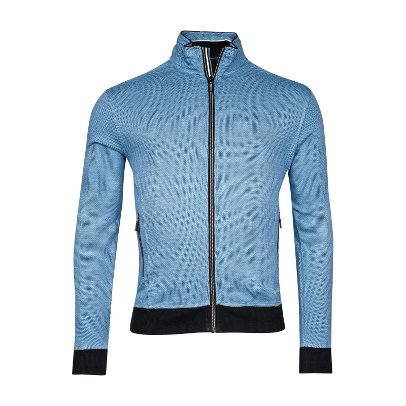 Baileys Zomer Sweat Vest | Lichtblauw Print | www.pietkoopmans.nl