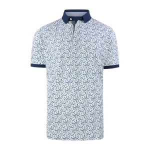 Baileys Polo Korte Mouw | Camel Print