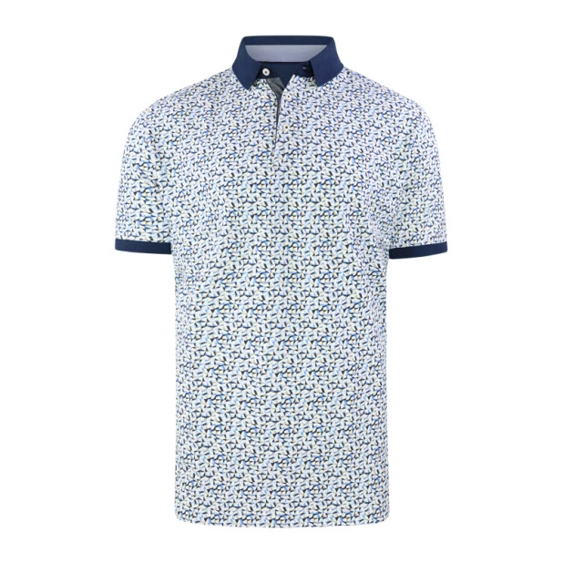Baileys Polo Korte Mouw | Camel Print | www.pietkoopmans.nl