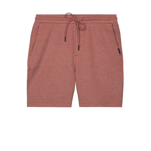 Baileys Korte Sweat Broek  | Lichtrood | www.pietkoopmans.nl