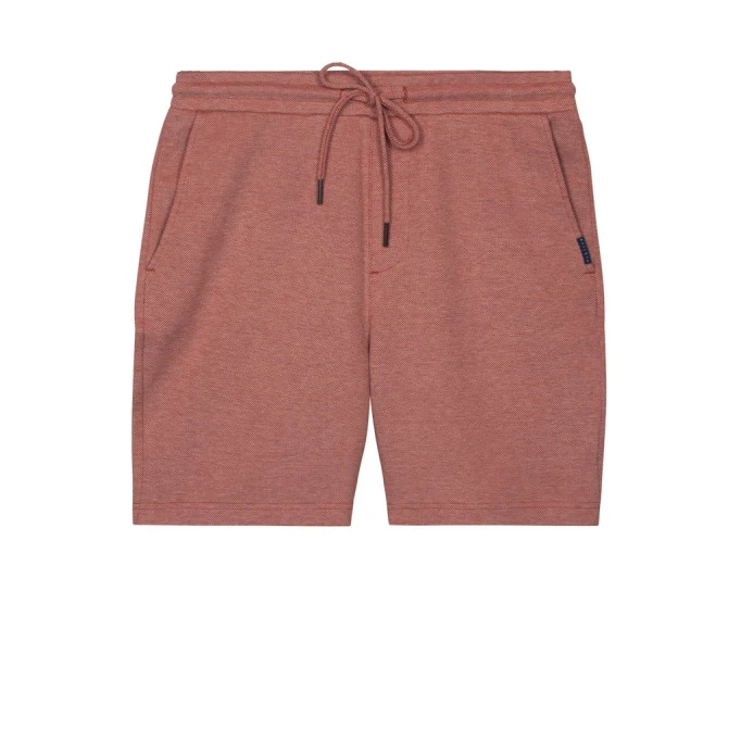Baileys Korte Sweat Broek  | Lichtrood | www.pietkoopmans.nl