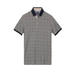 Baileys Polo Korte Mouw | Indigo Print | www.pietkoopmans.nl