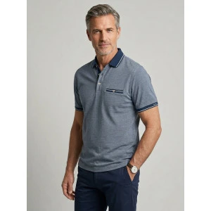 Baileys Polo Korte Mouw | Blauw Melange