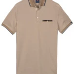 Baileys Polo Korte Mouw | Zand | www.pietkoopmans.nl