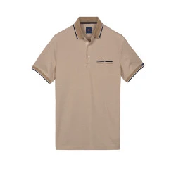 Baileys Polo Korte Mouw | Zand