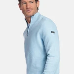 Baileys Half Zip Trui | Lichtblauw | www.pietkoopmans.nl
