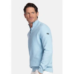 Baileys Half Zip Trui | Lichtblauw