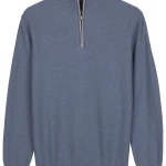 Baileys Half Zip Trui | Jeansblauw | www.pietkoopmans.nl