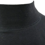Belika Tricot Turtle Kraag | Zwart  | www.pietkoopmans.nl
