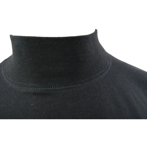 Belika Tricot Turtle Kraag | Zwart  | www.pietkoopmans.nl