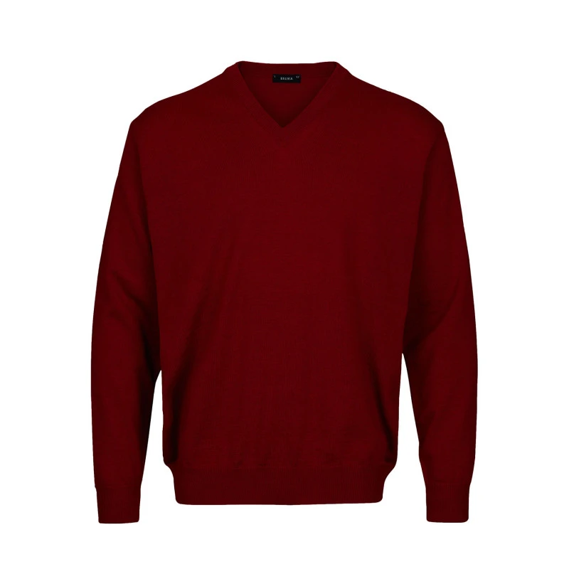Belika Pullover V-Hals | Bordeaux