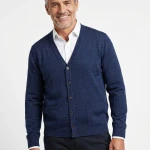 Belika Vest Klassiek Knopen | Blauw | www.pietkoopmans.nl
