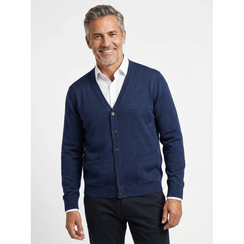 Belika Vest Klassiek Knopen | Blauw | www.pietkoopmans.nl