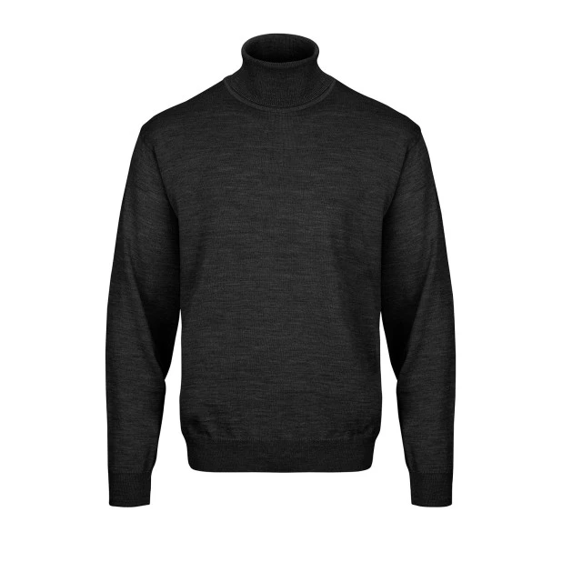 Belika Col Pullover |  Zwart | www.pietkoopmans.nl