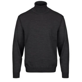 Belika Col Pullover |  Antraciet 