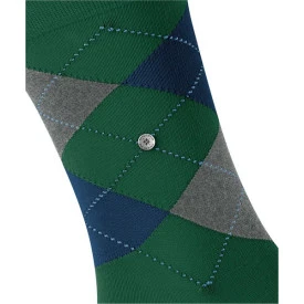 Burlington Sokken King | Groen Marine