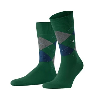 Burlington Sokken King | Groen Marine