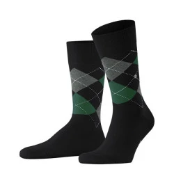 Burlington Sokken King | Zwart Groen