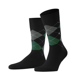 Burlington Sokken King | Zwart Groen